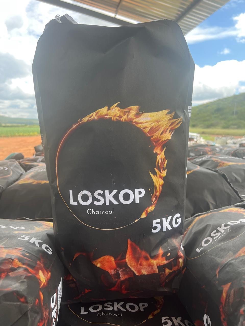 Loskop Charcoal branded bags