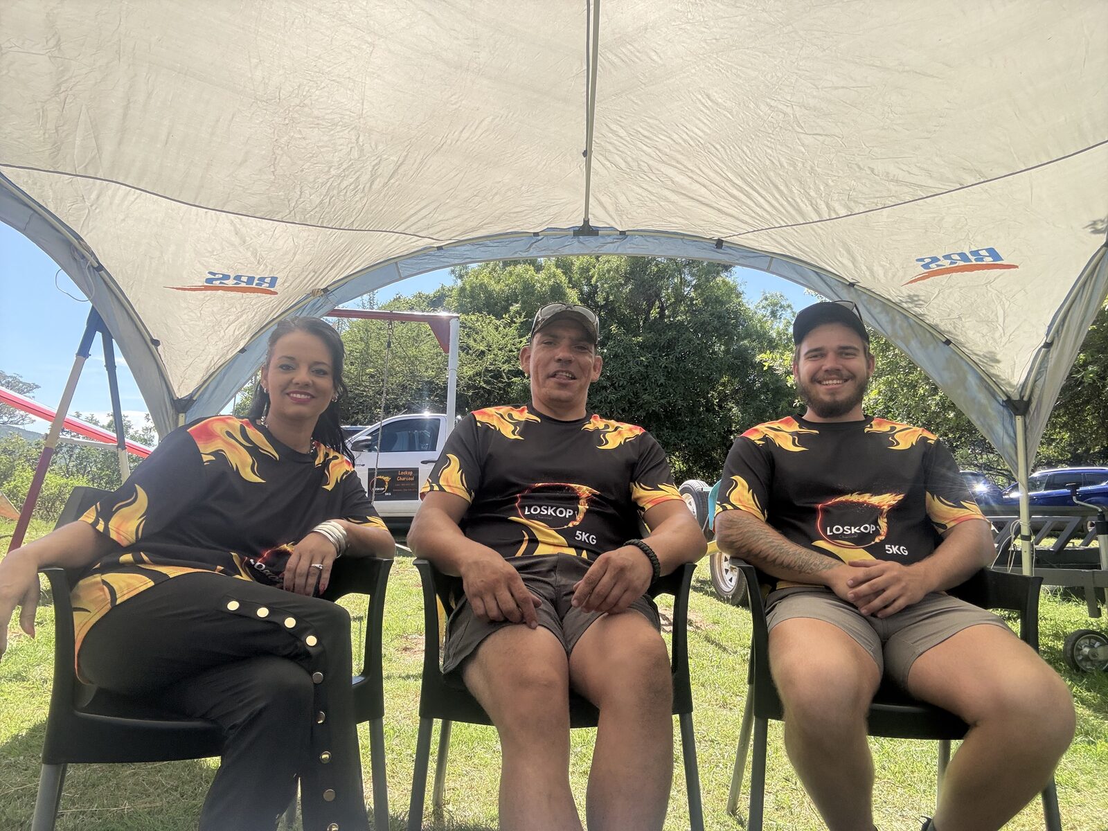 The Loskop Charcoal team at a community event